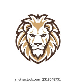 Lion Logo Illustration Vector Design Template