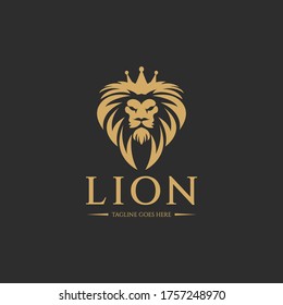 Lion logo. Lion king logo . Vector illustration