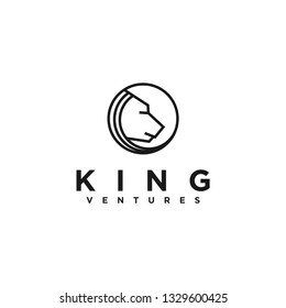 lion logo line art