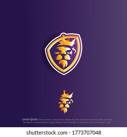 Lion Logo Mascot Or Gaming Logo