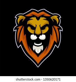Lion logo mascot vector can be downloaded in vector format for unlimited image size and to easilly change colors