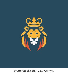 lion logo mascot vector illustration design inspiration 