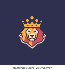lion logo mascot vector illustration design inspiration 