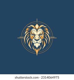 lion logo mascot vector illustration design inspiration 