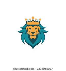 lion logo mascot vector illustration design inspiration 