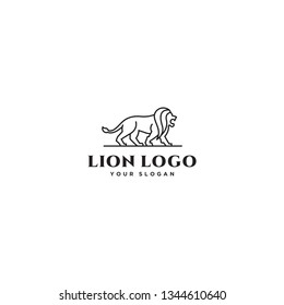 lion logo modern artwork concepts graphic template download abstract