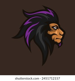lion logo seen from the side
