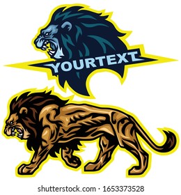Lion Logo Set Premium Design Vector Illustration Collection