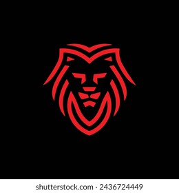 lion logo sign and symbol vector 