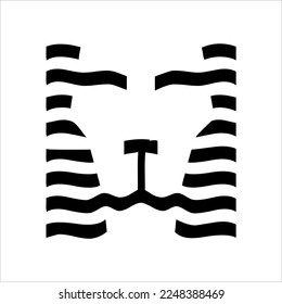 lion logo silhouette illustration. with various shapes. lion silhouette king of the jungle varied