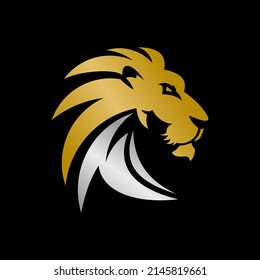 lion logo , simple and clean