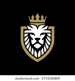 lion logo , simple and clean