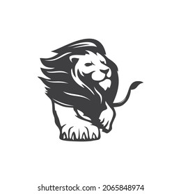 logotipo de león elegancia simple y limpio
