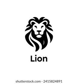 
Lion logo simple elegance and clean