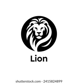 
Lion logo simple elegance and clean