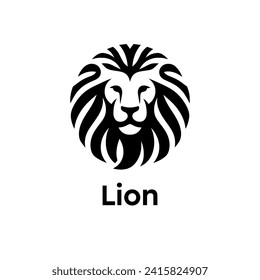 
Lion logo simple elegance and clean