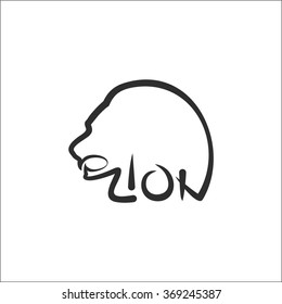 Lion logo sketch