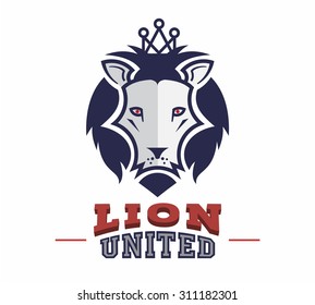 Lion logo sport extreme and business.