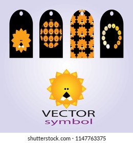 Lion logo symbol, lion symbol and icon pattern