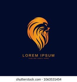 lion logo template