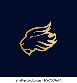 lion logo template