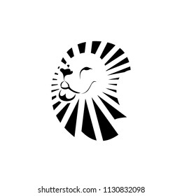 lion logo template