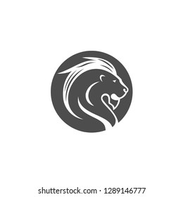 lion logo template