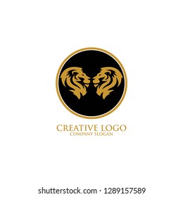 lion logo template