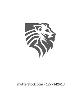 lion logo template