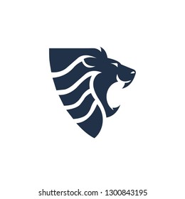 lion logo template