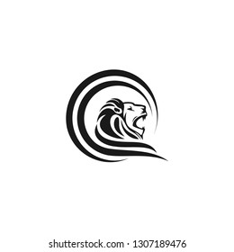 lion logo template