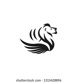 lion logo template