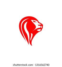 lion logo template