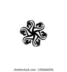 lion logo template
