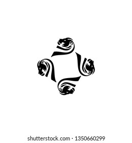 lion logo template