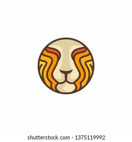 lion logo template