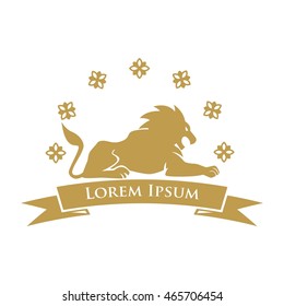 Lion logo template