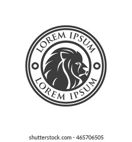 Lion logo template