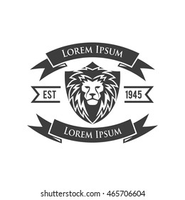 Lion logo template