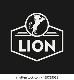 Lion logo template