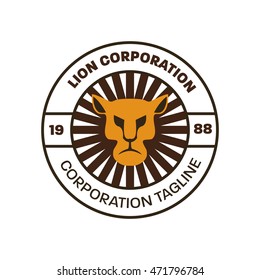 Lion logo template
