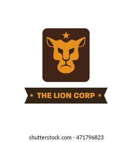 Lion logo template