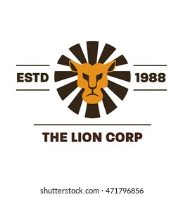 Lion logo template