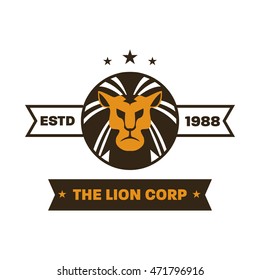 Lion logo template