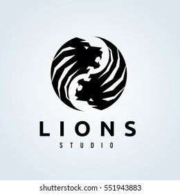 Lion logo template