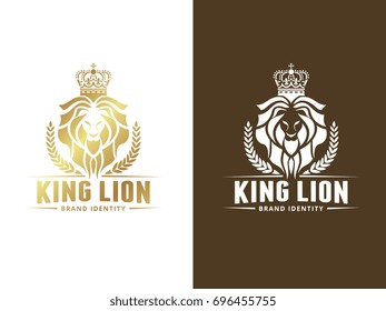 Lion logo template.