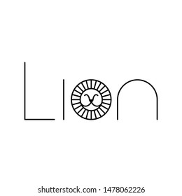 Lion Logo Template Design, Emblem, Design Concept, Creative Symbol, Icon, Logotype.