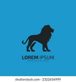 Lion Logo Template design icon vector illustration