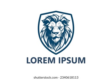 Vector de diseño de plantilla de logotipo de león