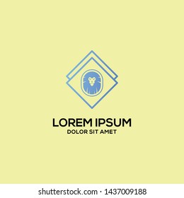 Lion logo template eps 10